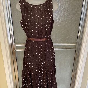 NWT Studio 1 -NY polka dot Dress Size 10,